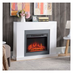 Elektrische Sfeerhaard - Vlammen effect - Interieurverwarming - Wit