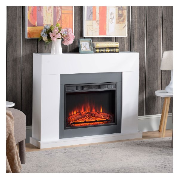 Elektrische Sfeerhaard - Vlammen effect - Interieurverwarming - Wit