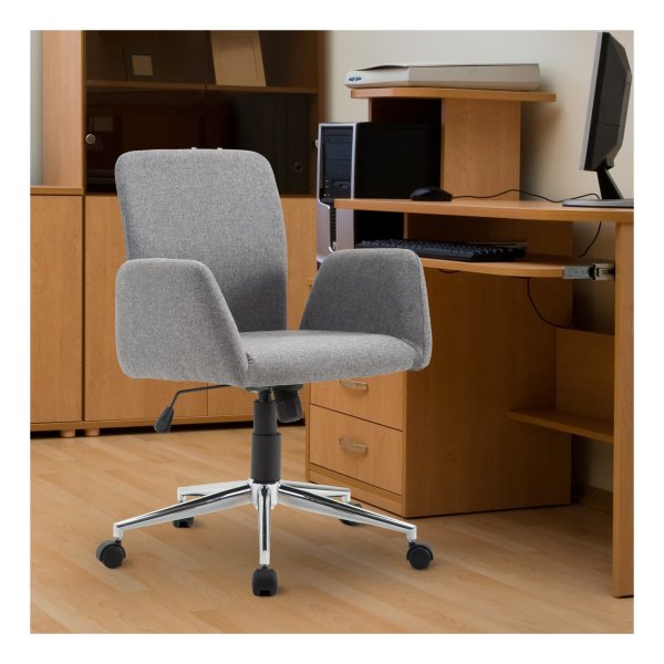 Stoel - BUSCHAKS - Hoogte verstelbaar - Elegant design - zwart