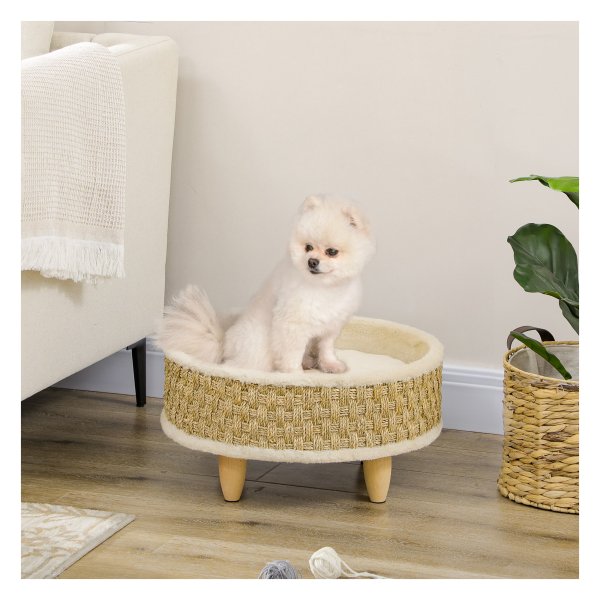 Hondenbed – LuxPet - Verhoogd huisdierbed – Hoogwaardige materialen - Beige