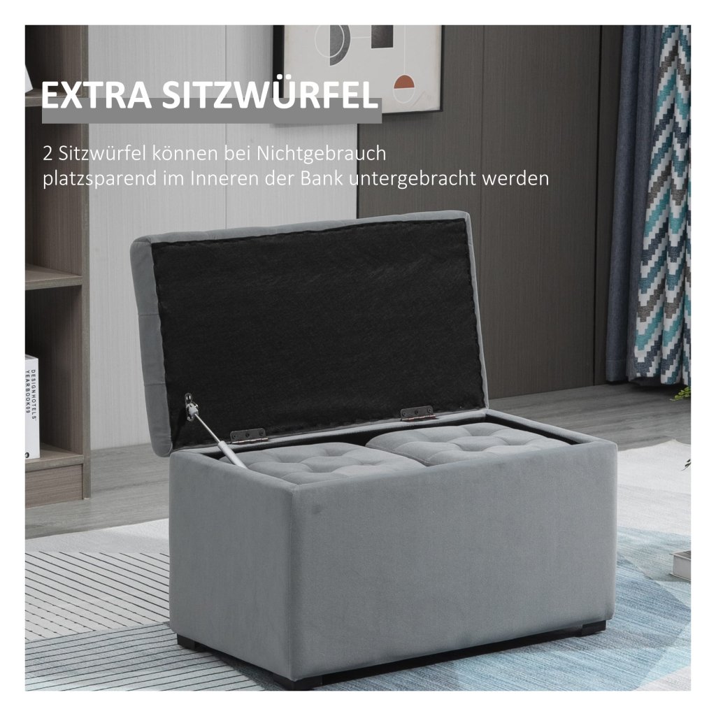 Garden Impressions Coba loungestoel verstelbaar incl voetenbank - desert sand | Leen Bakker