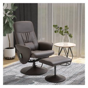 Relaxfauteuil - ComfortLiving - Ergonomisch design - Massagefunctie - Bruin