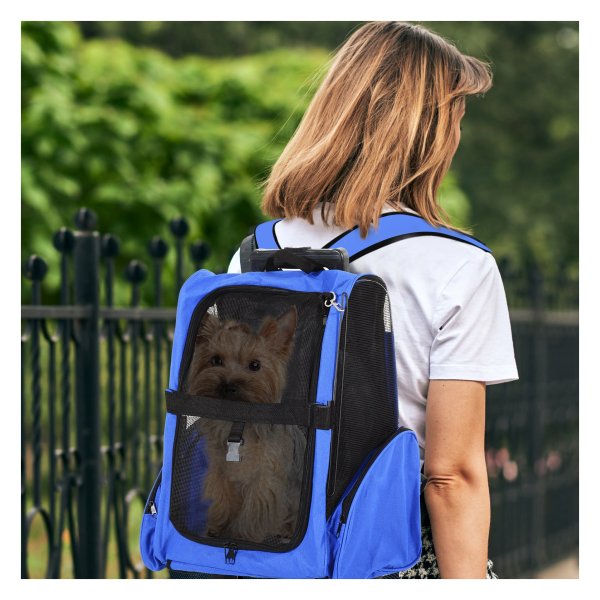 Hondendraagtas - PetCruiser - multifunctioneel - blauw
