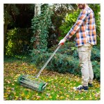 Grasroller - Duurzaam - Verstelbare greep – Gegalvaniseerd - groen