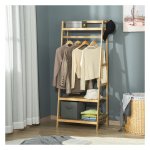 Kledingrek - BambooStyle - Opvouwbaar - Ruimtebesparend - Wit
