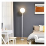 Staande LED-lamp - Zaza Home - Verstelbaar – Verwijderbaar - Wit