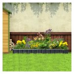 Tuinbed - Stalldo - T-vormige plantenbakken - Handschoenen - Donkergrijs