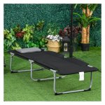 Campingbed - Opvouwbaar Luxe Bed - Comfort Matras - Groen