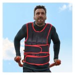 Trainingsvestgewicht - Krachtig - Verstelbaar - Zwart + Rood