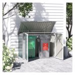 Vuilnisbakbox - Robuuste opbergbox - Vergrendelbaar - Groen