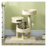 Krabpaal – LuxeDier – Klimboom – Kattenbedden - Beige