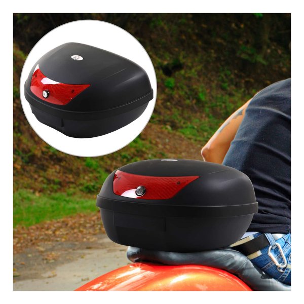 Motoropbergtas - UrbanRider - Waterbestendig - Reflecterend - Zwart