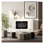 Haardvuur - Krachtig vuur - Compact - Zwart