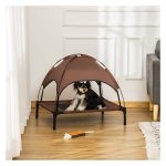 Hondenbed - LuxePaws - Verhoogd en ademend - Grijs