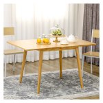 Eettafel - Zaza Home - Uitbreidbaar - Hout - Bruin