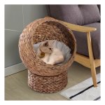 Kattenmand - ComfortPets - Zacht kussen – Kattenhuisje - Lichtbruin