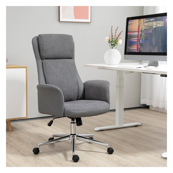 Bureaustoel - ErgoComfort - Ergonomisch en verstelbaar - Grijs