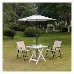 Bijzettafel - Populair Collection - Opvouwbaar - Stijlvol - Naturel