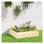 Tuinbed - Natuurlijke uitstraling - Verhoogd - Grijs