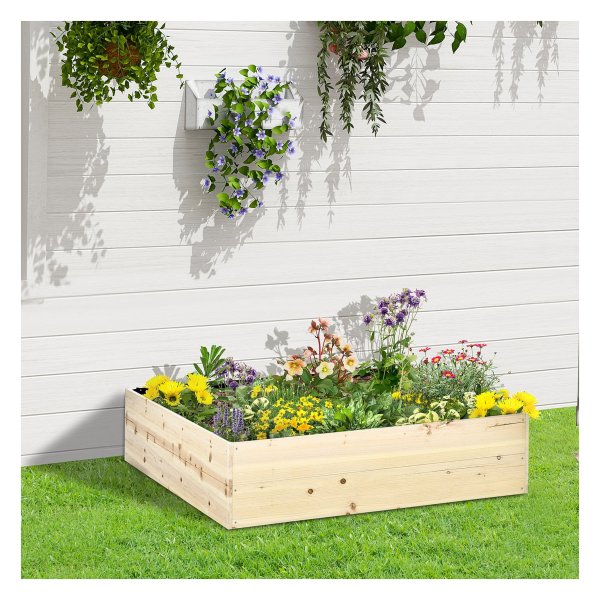 Tuinbed - Natuurlijke uitstraling - Verhoogd - Grijs