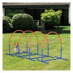 Hondentraining – TopDog – behendigheidset – 4-delig - blauw