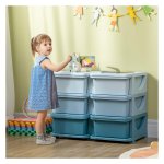 Speelgoedkist - KidKraft - Speelgoedorganizer – Kindermeubel - Blauw