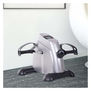 Trainingsfiets - HomeFit - LCD-display - Gietijzeren - Zilver