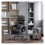 Massagestoel - NEI - Baren hoofdsteun - Rugondersteuning - Zwart.