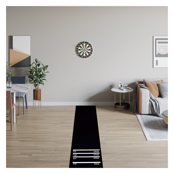 Dartmat – Unicorn - Anti-slip - Duurzaam - Zwart