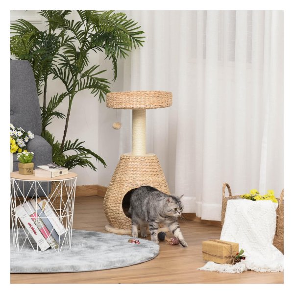 Krabmeubel - Kattenfeest - Speelplezier - Geel