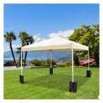 Partytentpviljoenopvouw - Luxe - Waterdicht - Zwart