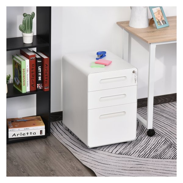 Archiefkast - Luxe Line - Stalen rolcontainer - Kantoorkast - Zwart