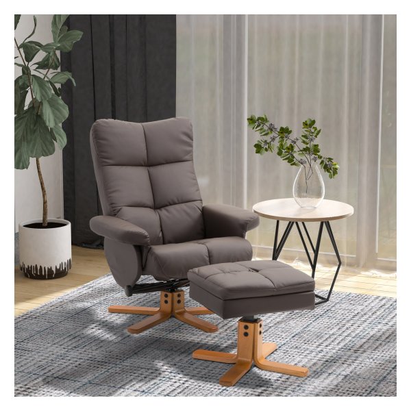 Relaxfauteuil - ComfortLuxe - Ligfunctie - Bruin