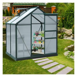 Kas – Zaza Thuis – Aluminium – Dakramen – Groen