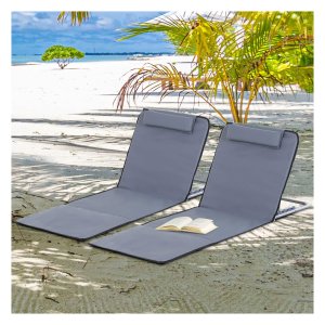 Strandmatras – Zaza Home - Opvouwbaar - Verstelbaar - Blauw