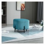 Voetenbankje - ComfortZone - Comfortabel en Stevig - Turquoise