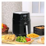 Airfryer - Philips - 1500W Vermogen - Anti-aanbaklaag - Zwart