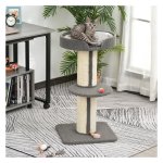 Krabpaal - Play Tree - Sisal - Grijs