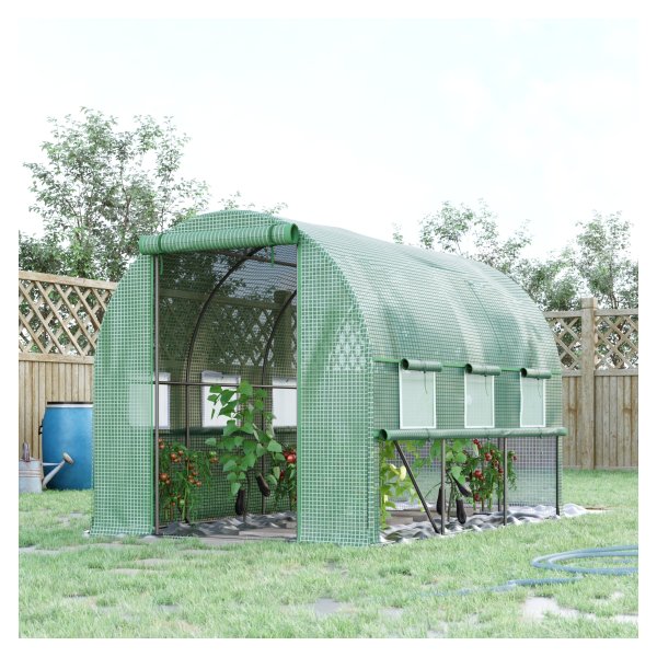 Tunnelkas - Robuust - UV-bescherming - Groen
