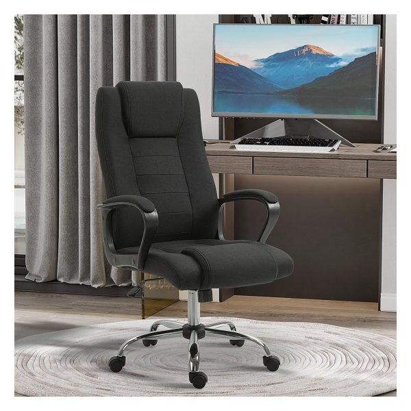 Ergonomische - ComfortLux - Verstelbare hoogte - Lendensteun - Zwart