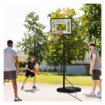 Basketbalstandaard - Flexibel - Verstelbaar - Zwart
