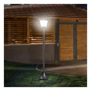 Tuinlantaarn - SolarLight - LED verlichting - Zwarte kleur