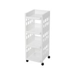 PLASTIC PP Multifunctionele trolleyruimte Spaar voor keuken, badkamer, opbergkeukentrolley