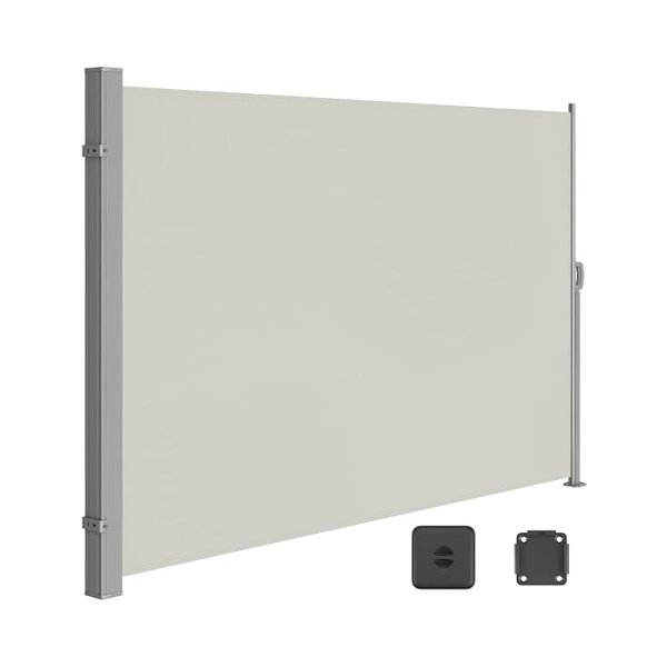 Probache - Paravent extérieur rétractable 160 x 300 CM Gris Anthracite