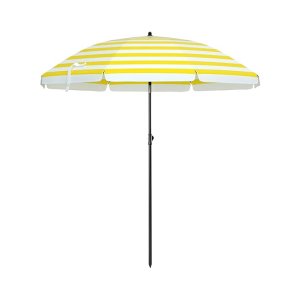 Strand parasol tuinscherm UV -bescherming tot UPF 50+, knikbare, draagbare, paraplu -ribben