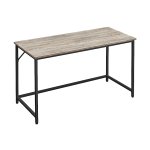 Bureau Computerbureau voor studeerkamer 60 x 140 x 76 cm Industrial Design Metal Frame Grey-Black LWD043B02