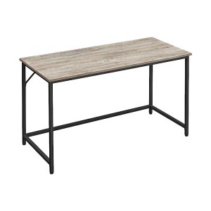 Bureau Computerbureau voor studeerkamer 60 x 140 x 76 cm Industrial Design Metal Frame Grey-Black LWD043B02