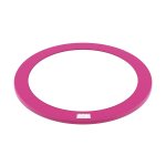 Vervangende trampoline Veiligheidskussenmat, standaard veerbedekking voor 12 ft trampolines, 366 cm in diameter, 30 cm breed, UV-resistente, traanbestendige, randbescherming, roze