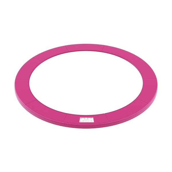 Vervangende trampoline Veiligheidskussenmat, standaard veerbedekking voor 12 ft trampolines, 366 cm in diameter, 30 cm breed, UV-resistente, traanbestendige, randbescherming, roze