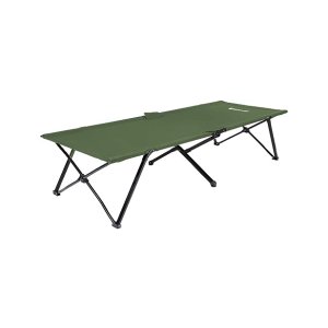 Opvouwbaar kampeerbed voor 1 persoon, gastbed, 206 x 75 x 45 cm, capaciteit 110 kg, voor kamperen, wandelen, buitenreizen, olijfgroen